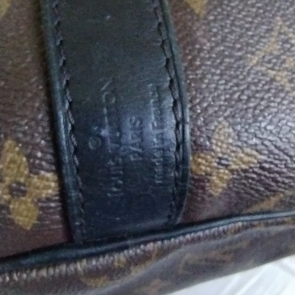 LOUIS VUITTON Keepall Bandouliere 55 Travel Duffle Bag Monogram Macassar . - Picture 12 of 14
